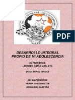 1 - Desarrollo Integral Propio de Mi Adolescencia Diana Muñoz Huesca