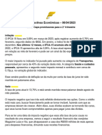 Perspectivas Econômicas - 06/04/2023: Small Caps Promissoras para o 2° Trimestre