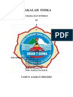 Usaha dan Energi Sehari-hari