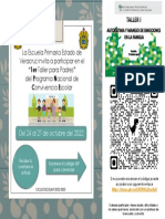 Invitacion Primer Taller para Padres Pnce