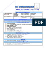 Edicsson Adolfo Cepeda Valleja: Datos Personales