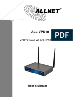 ALL-VPN10: VPN/Firewall WLAN-N WAN Router