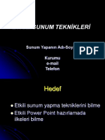 Sunum Teknikleri-1