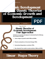 Economic Development Chap. 3. Classic Theories of Economic Growth and Development