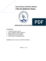 Maestría en Derecho Penal: Universidad Privada Antenor Orrego