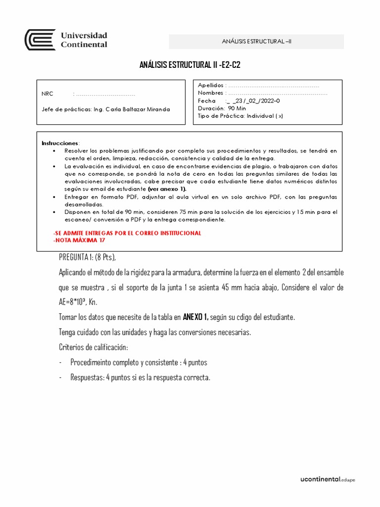 Evaluación 2-C2 - 23-02 | PDF