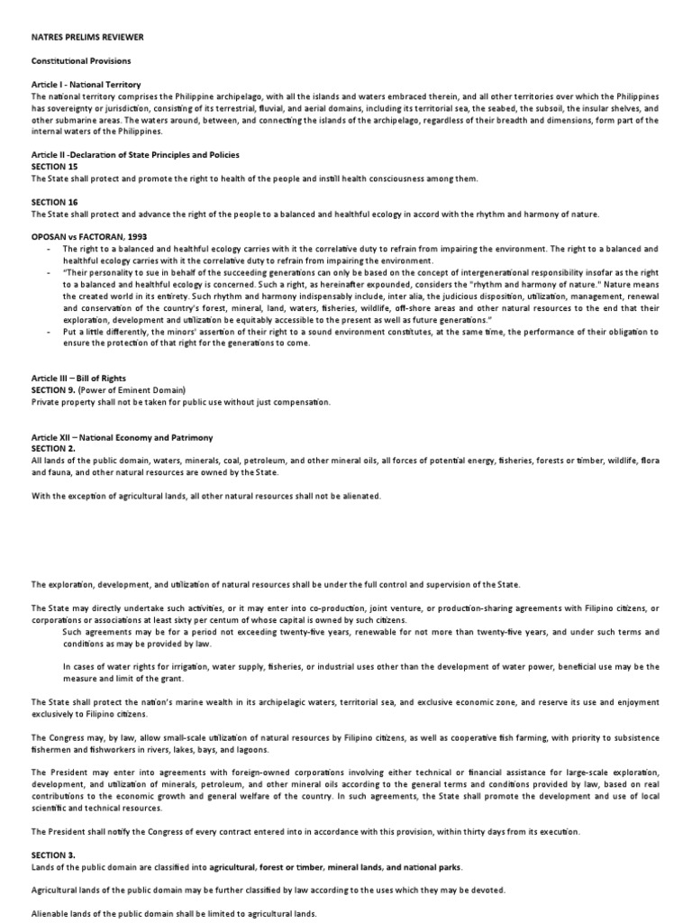 Natres Prelims Reviewer | Download Free PDF | Mortgage Law | Ownership