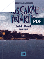 Fıstık Ahmet Tanrıverdi Hoşçakal Prinkipo Literatür Yayınları