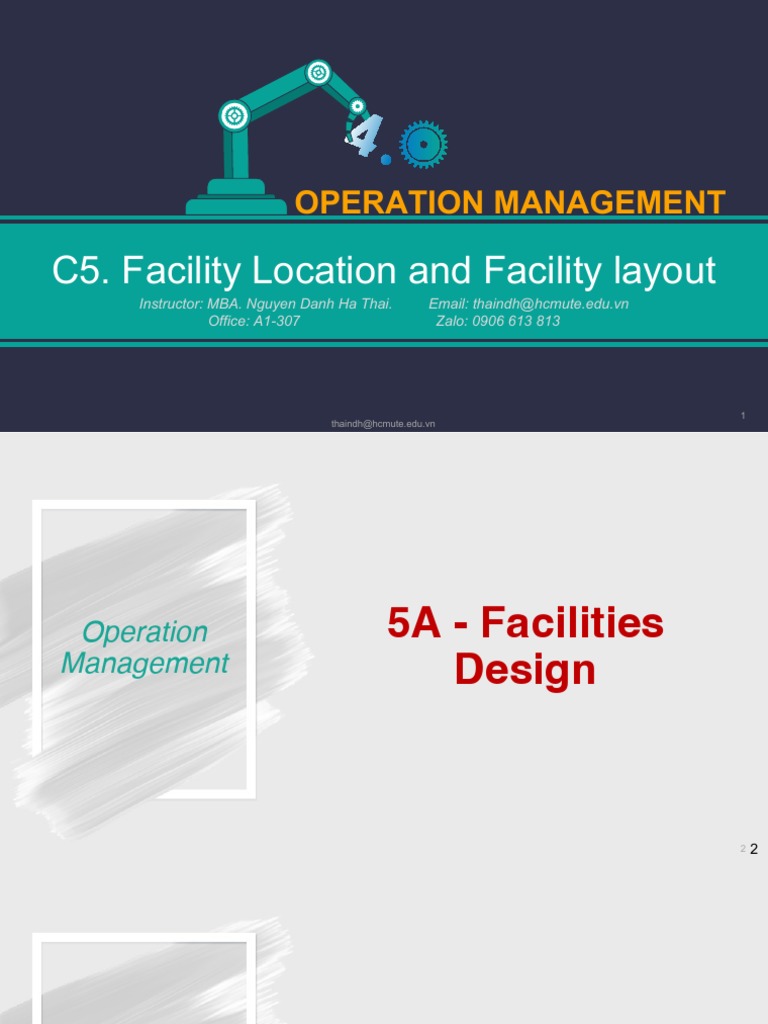 C5 - Facility Location and Facility Layout | PDF | Labour Economics ...