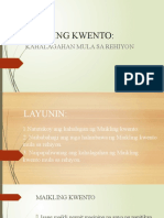 Maikling Kwento:: Kahalagahan Mula Sa Rehiyon