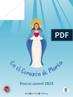 Folleto de Pascua Juvenil 2023, en El Corazón de María