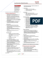 Disorders of Platelet Aggregation and Adhesion