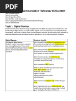 ICT - Topic 1 - LO