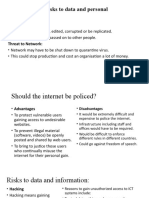 Online Potential Risks To Data and Personal Information
