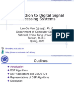 Introduction To Digital Signal Processing Systems