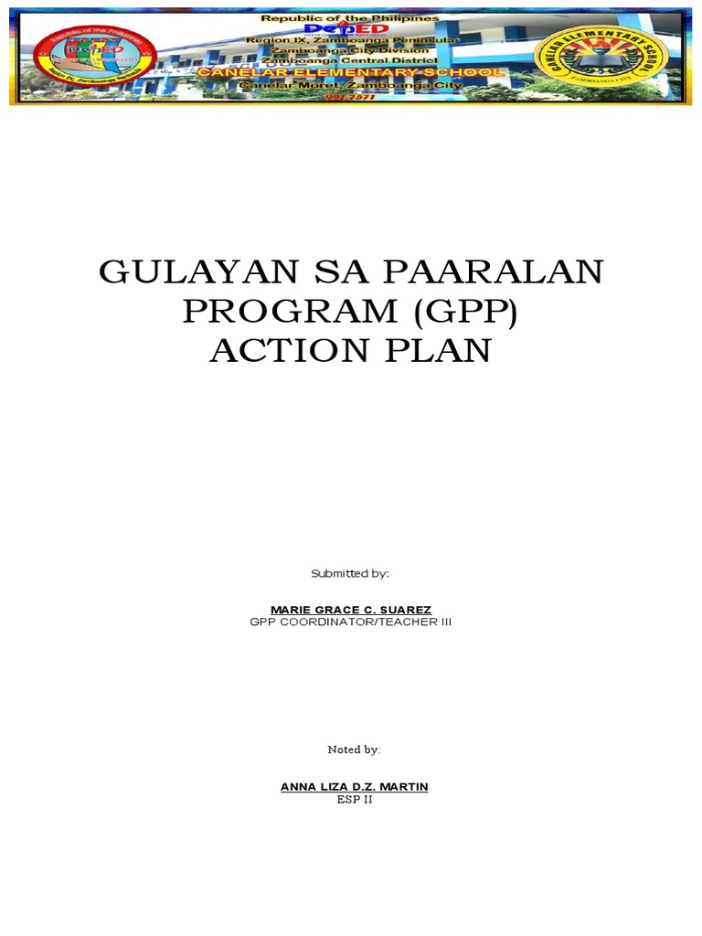 ACTION PLANGulayan Sa Paaralan 20212022 PDF