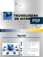 Tecnologías de Internet: Facultad de Ingeniería Ingeniería Multimedia Karin Marroquín