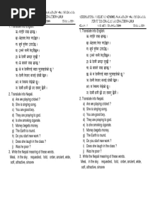 Class 5 Translation