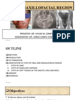 Cysts of Maxillofacial Region: Presnter: Dr. Siyum M. (Omfs-Rii) Moderator: Dr. Jorge (Omfs Consultant)