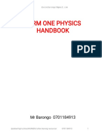 Form 1 Physics Notes