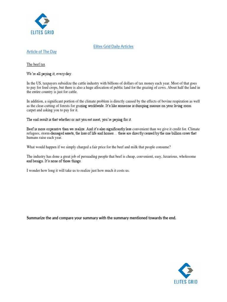 Elites grid daily articles article of the day pdf