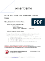 F5 Customer Demo: BIG-IP AFM - Use AFM in Network Firewall Mode