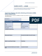 Nutrition Progress Note Template ADIMEInitial 2020