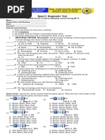 Epas11 Diagnostic Test: MULTIPLE CHOICE. Directions