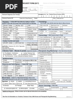 SGD 2020 Lab-Request-Form | PDF | Cholesterol | High Density Lipoprotein