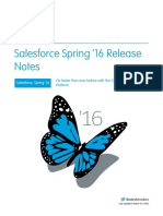 Salesforce Spring16 Release Notes