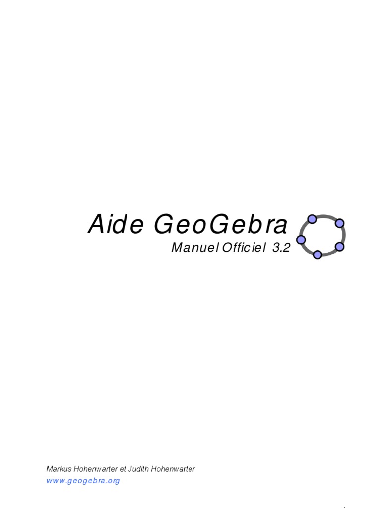 Guide Geogebra | PDF | Image numérique | Feuille de calcul