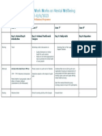 Preliminary Programme Study Visit Youth Work Works - Mental Health