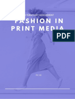 Fashion in Print Media