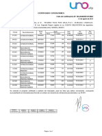 Certificado Cotizaciones: Folio de Certificación Nº: 5D4454B86513C806C