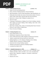 Banking & Insurance Law Syllabus