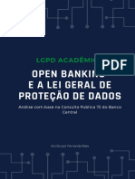 LGPD e Open Banking: compartilhamento de dados sob a ótica da Lei Geral de Proteção de Dados