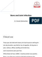 Bone and Joint Infection: Dr. Zainab Abdulwahab
