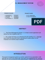 Payroll Management System: Presentation By: Project Guide