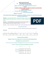 Tipuri Structurate de Date