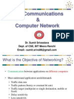 Data Communications & Computer Network: Dr. Sumit Srivastava Dept. of CSE, BIT Mesra Ranchi