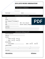 Check Liste PC