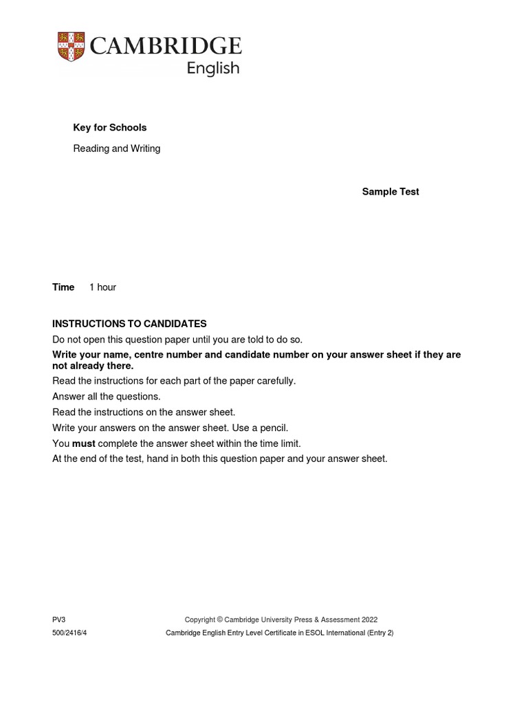 Act Sample Reading Questions