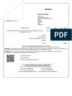 Rajesh Saraf Invoice