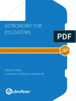 Astronomy For Educators: Daniel E. Barth