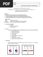 Semi Detailed Lesson Plan I. Objectives