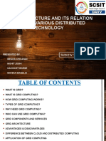 Grid Architecture and Its Relation Through Various Distributed