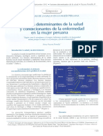 Factores Determinantes de La Salud en Mujer Peruana