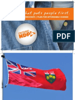 NDP Platform 2011 Outline