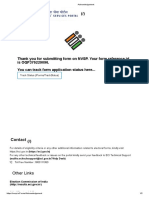 Thank You For Submitting Form On NVSP. Your Form Reference Id Is OQF376229096. You Can Track Form Application Status Here..