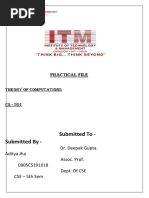 TOC Practical File 18